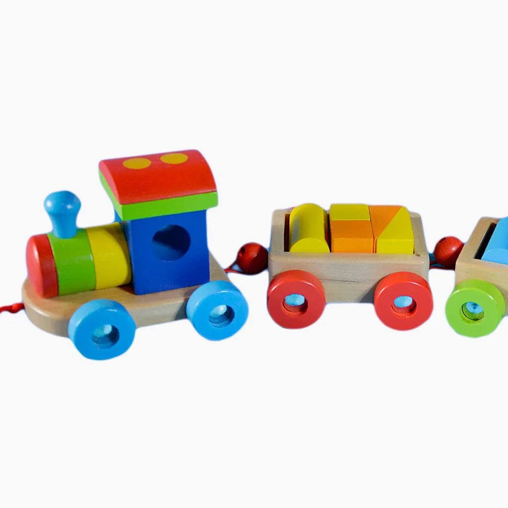 Petit Train Orlando Goki Basic en Bois Naturel et Durable pour les Petits - 9
