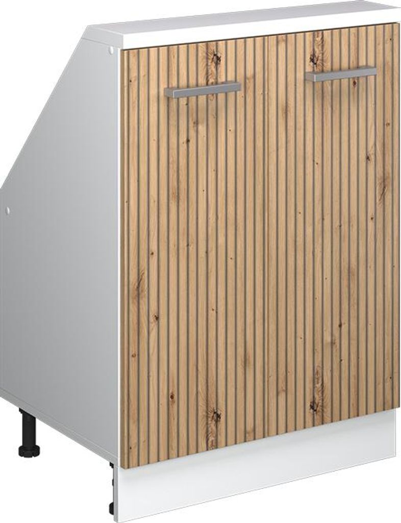 Dachschrägenschrank Vicco Rion Artisan-Eiche mit 2 Türen, Produktbild 