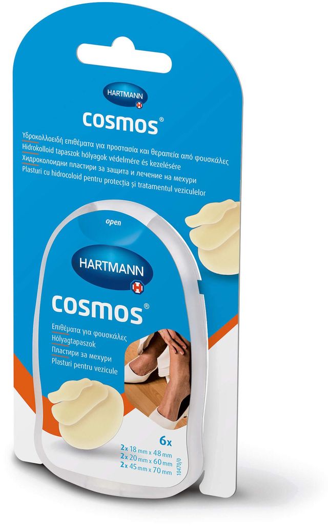 Cosmos Blasenpflaster Mix 3 Größen 6 St