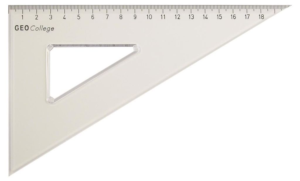Tekendriehoek Aristo 20cm 60°/30° GeoCollege Productafbeelding 