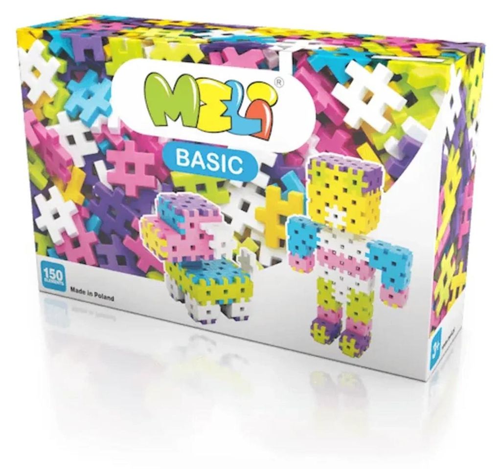 Meli Basic Pink Bausteine-Set, 150-teilig – Kreatives Produktbild 