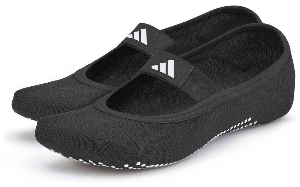 Adidas Fitness Yoga Unsichtbare Socken Schwarz EU 43-48 Produktbild 