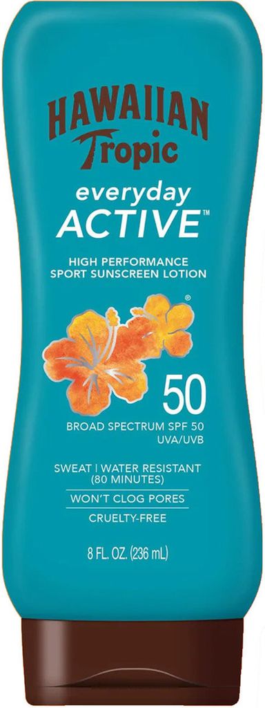 Hawaiian Tropic | Sonnencreme ACTIVE SPF 50 - 236ml - wasserfest - für aktive Lebensweise