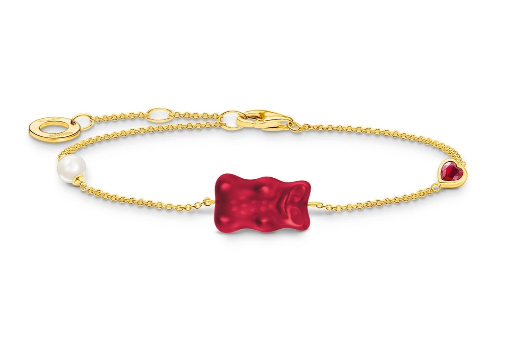 A product shot of a bracelet on a white background.