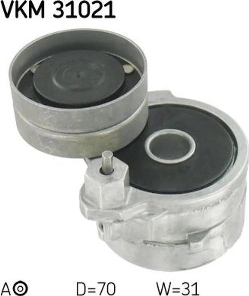 Rouleau Tendeur SKF VKM 31021 pour Entretien Courroie Audi A8 et VW