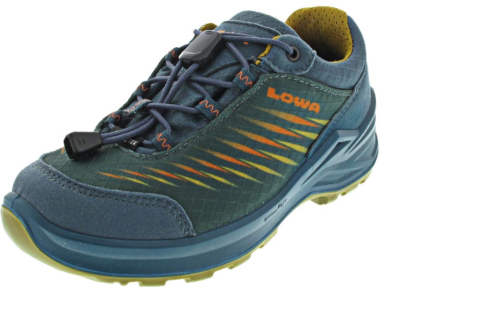 Scarponcini LOWA ZIRROX II GTX MID JR Bambini – Blu, Taglia 39 EU – Impermeabili Gore-Tex, Leggeri