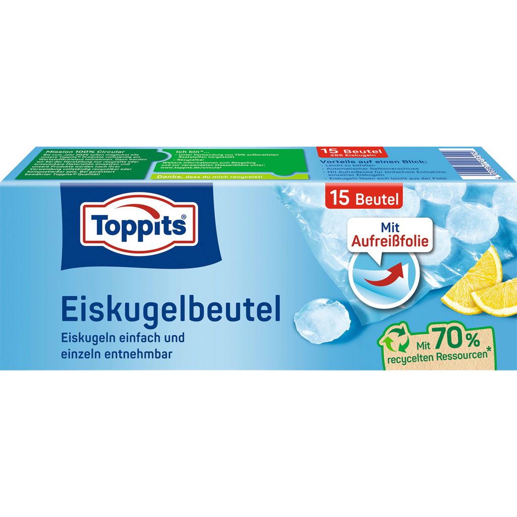 Toppits Eiskugelbeutel 15 Stück Produktbild 
