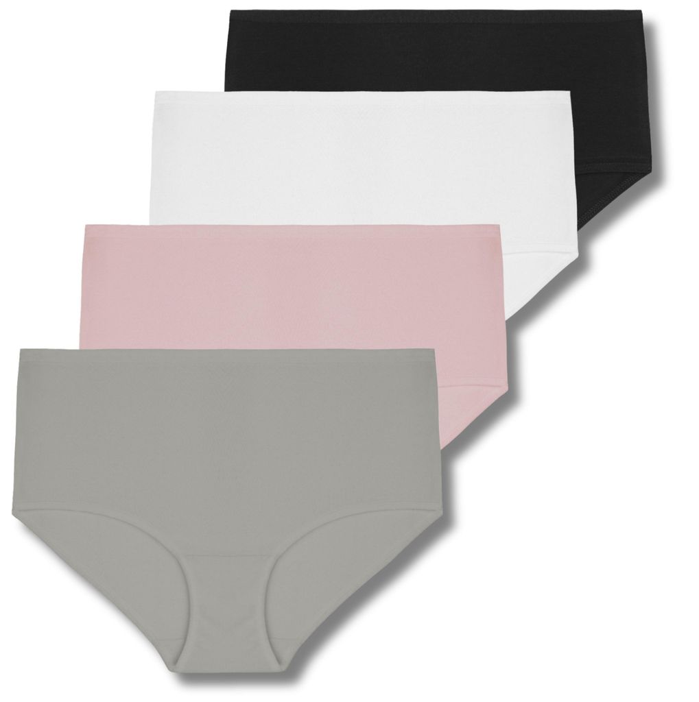Damesondergoed - Dames slips, maat XL - 4 slips, hoge Productafbeelding 