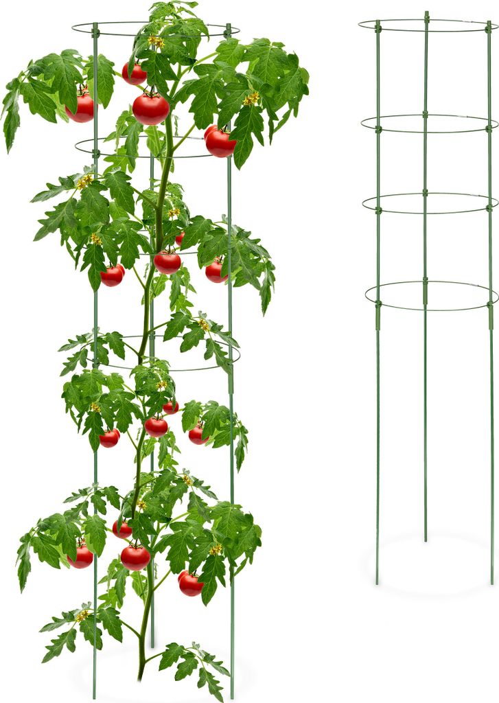 Supporti per rampicanti Relaxdays, set da 2, tutori a Immagine del prodotto 