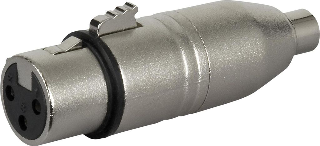 Adapter/Verbinder - XLR Female (3-Pol) / Cinch Female (Mono)