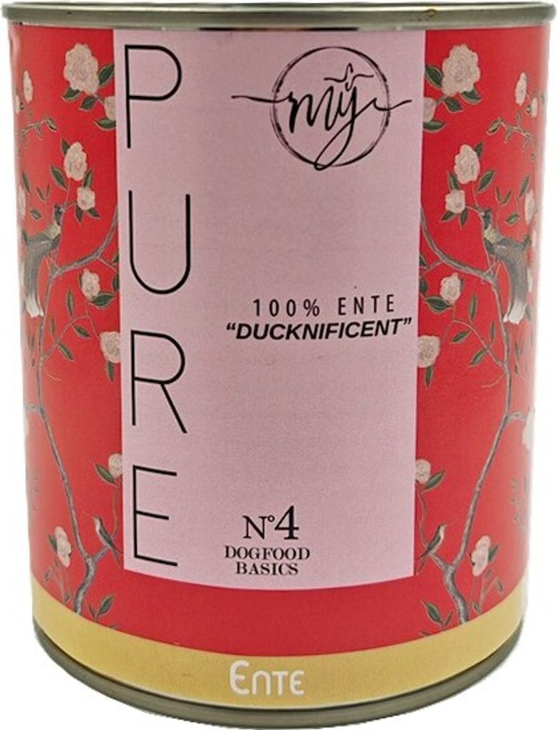 my Pure No 4 100% Ente 800g Dose mÿ Nassfutter Hundefutter barf