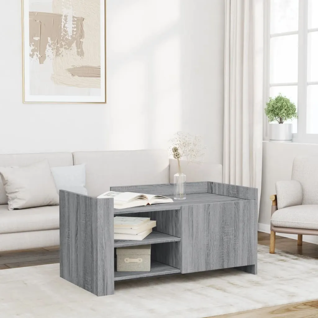 Tavolino Basso Grigio Sonoma Maison Exclusive 100x50x50 - Arredo Chic