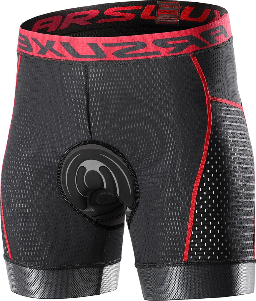 Lixada Radlerhose Herren mit Sitzpolster 5D Gepolsterte Produktbild 4
