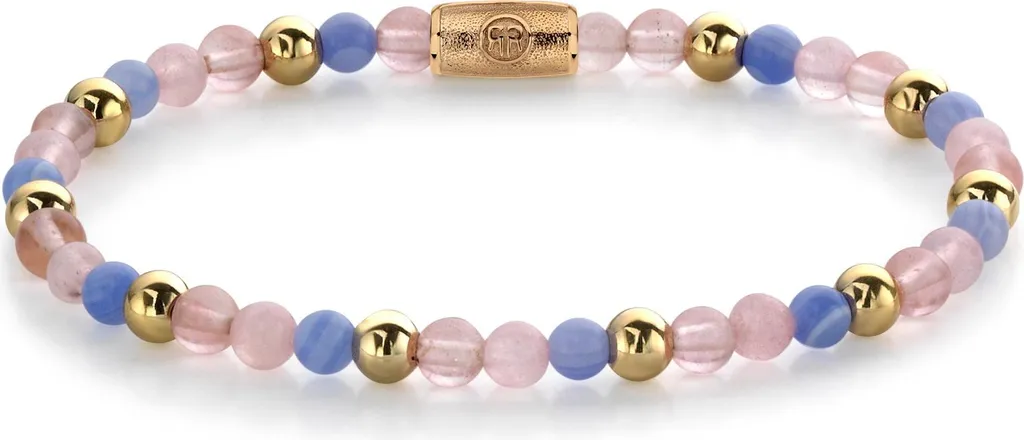 Bracelet en Perles Roses Rebel & Rose Pink Summer Vibes pour Femme