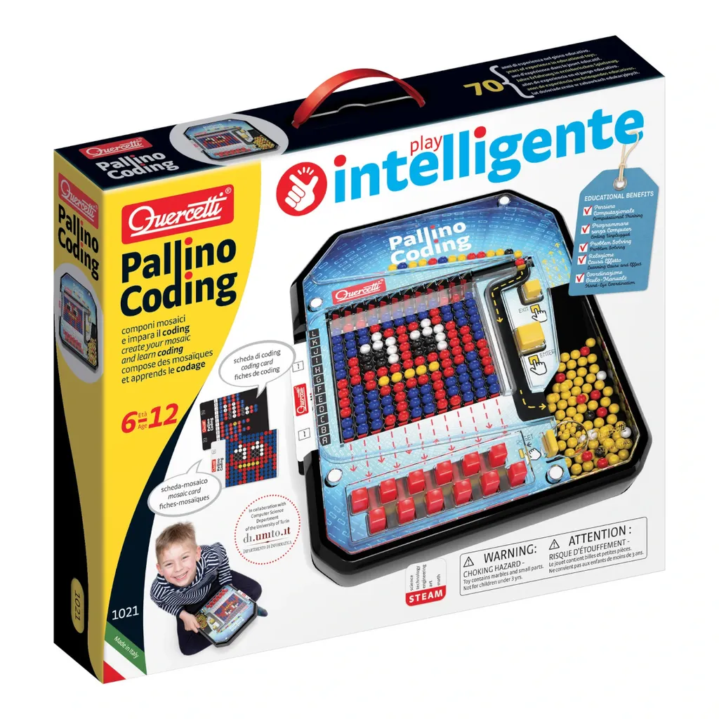 Pallino Codage Quercetti Mosaïque Mécanique et Algorithmes Logiques