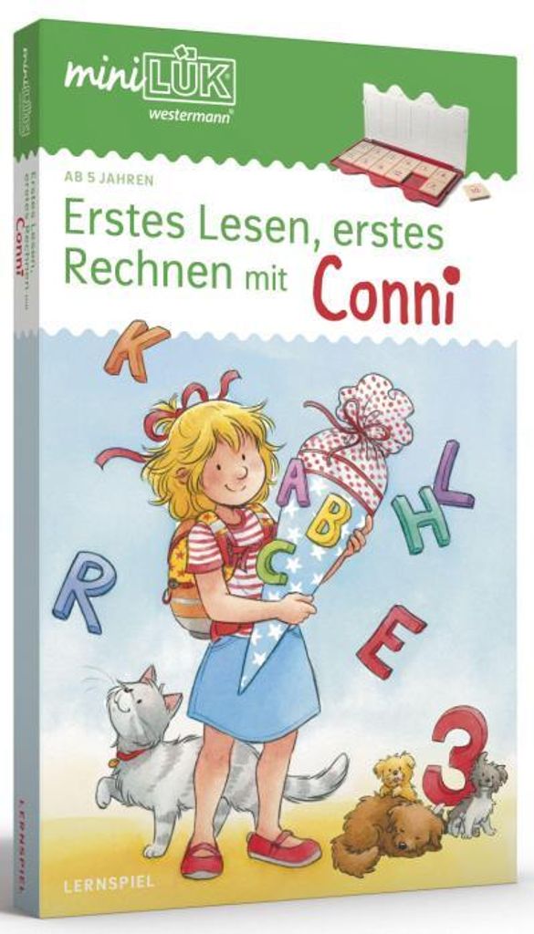 miniLÜK-Set. Erstes Lesen, erstes Rechnen mit Conni Immagine del prodotto 