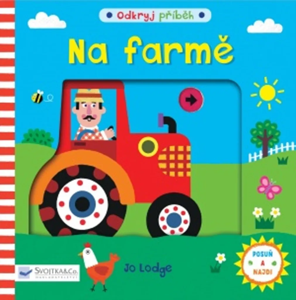 Livre tissu Na farmě Odkryj příběh par Lodge Jo pour bébé