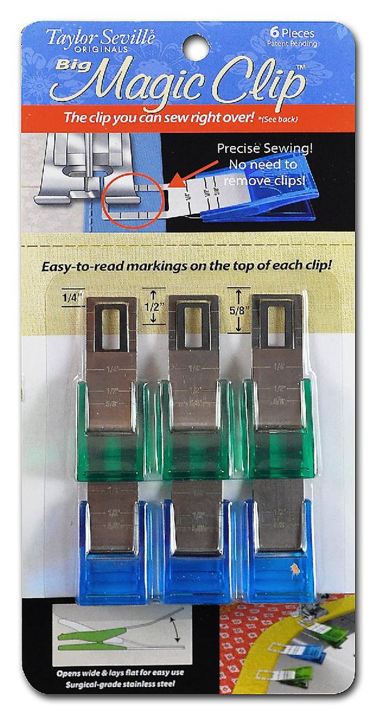 Taylor Seville Stoffklammern Magic Clips in verschiedenen Ausführungen : Small 24er Pack Ausführung: Small Packungsgröße: 24er Pack