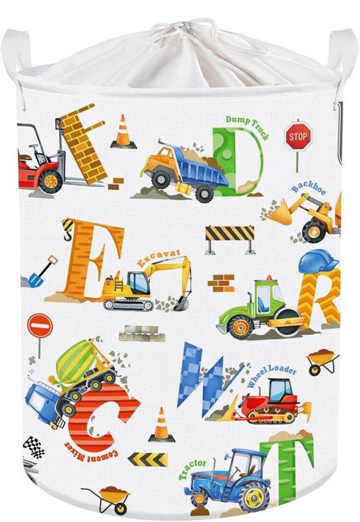 Kinderkledingopbergruhe 36x45 cm, 45L, kleurrijk, ronde, speelgoed, voor kinderkamer