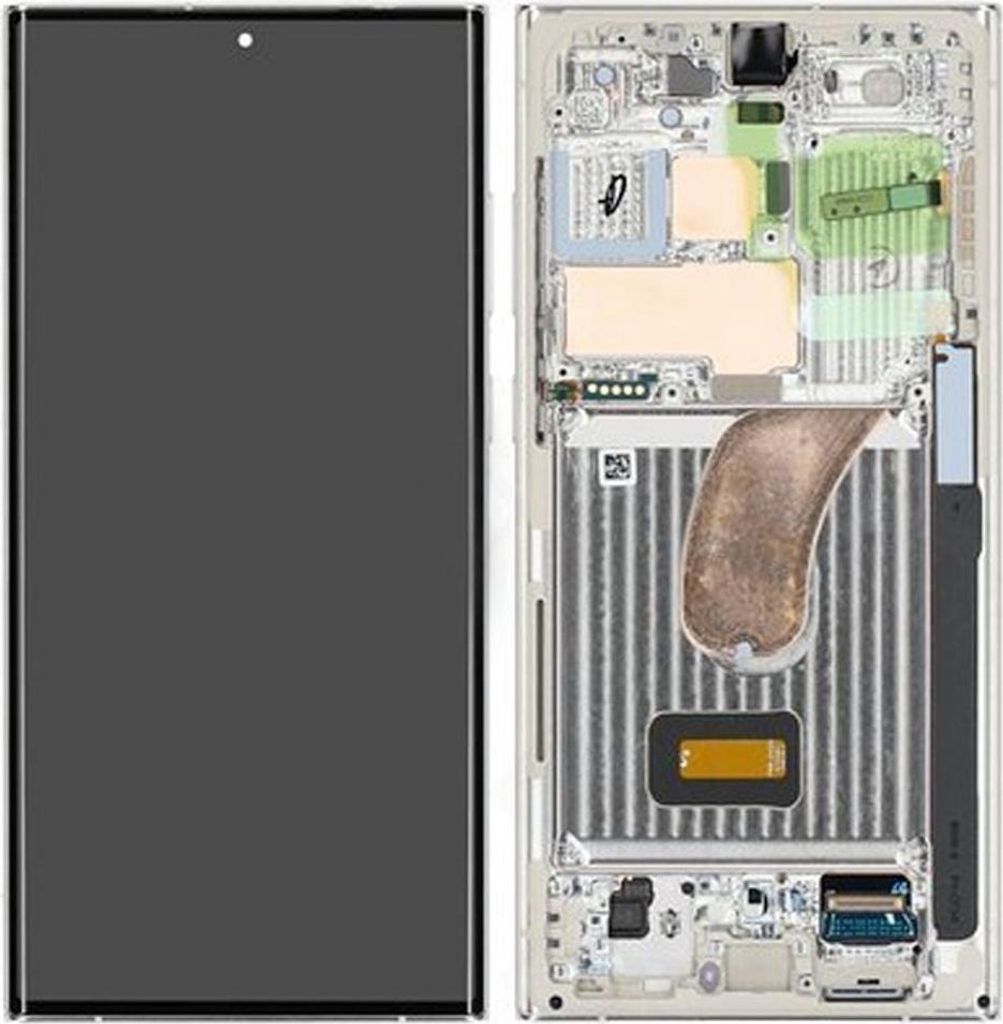 Samsung Galaxy S23 Ultra LCD-skärm - Creme