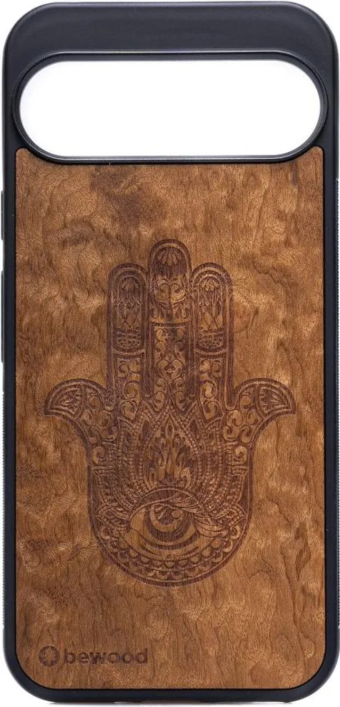 Custodia Google Pixel 10 Bewood HAMSA IMBUIA | Legno Artigianale