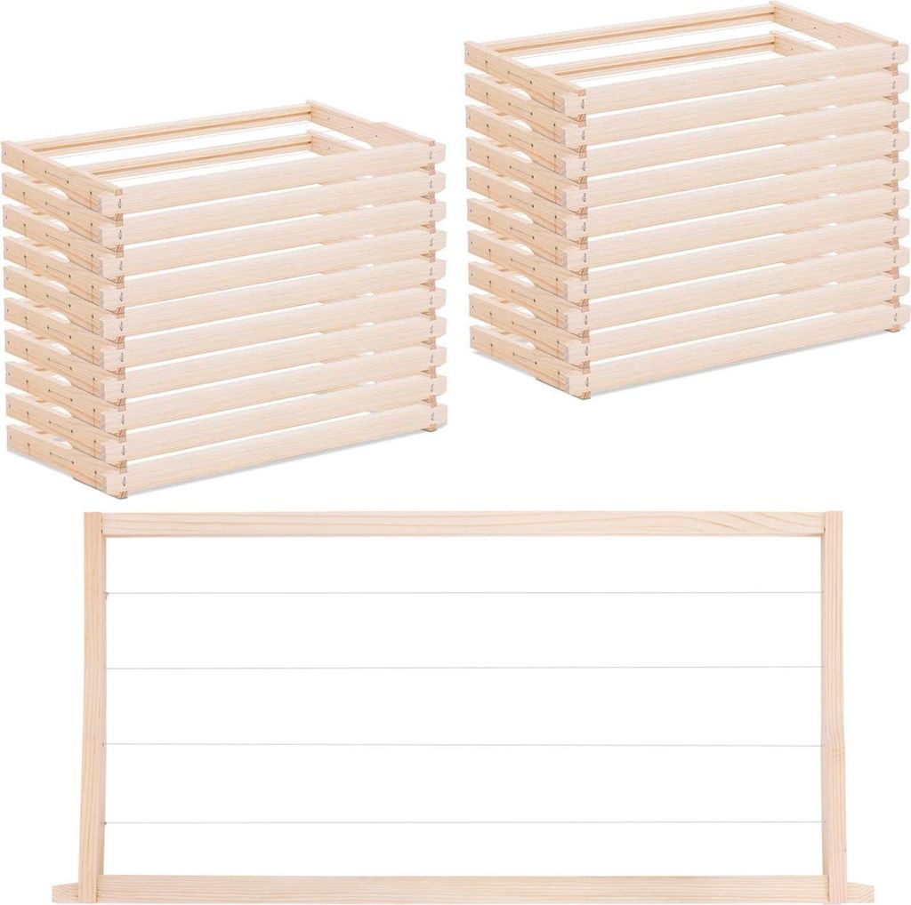 Ramka Do Ula Langstroth Pasieczna Sosnowa Odrutowana 232 Mm Zdjęcie produktu 