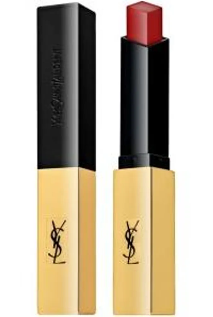 Rouge à lèvres YSL mat 416 Psychedelic Chili pour un maquillage chic