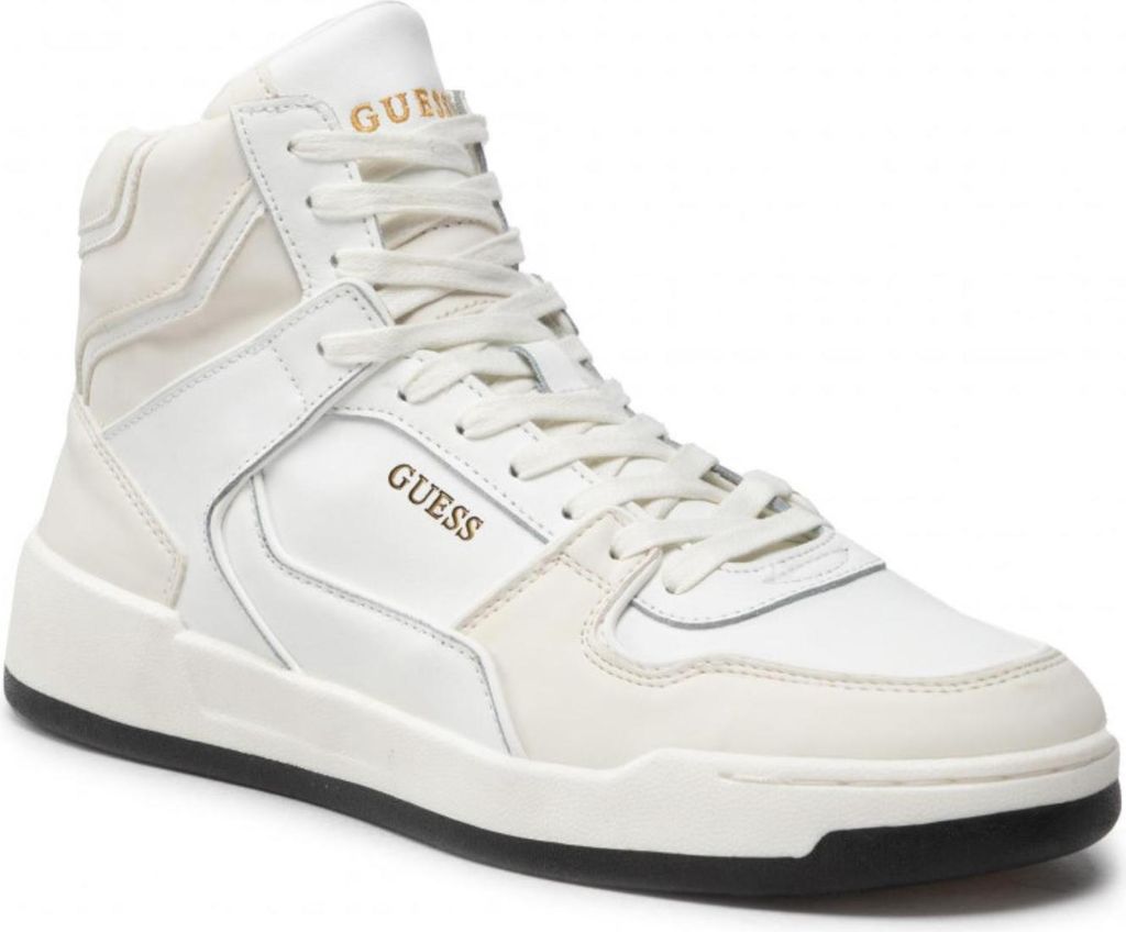 Guess Vicenza High Herren Sneaker Weiße Elegante & Bequeme Schuhe Größe 45