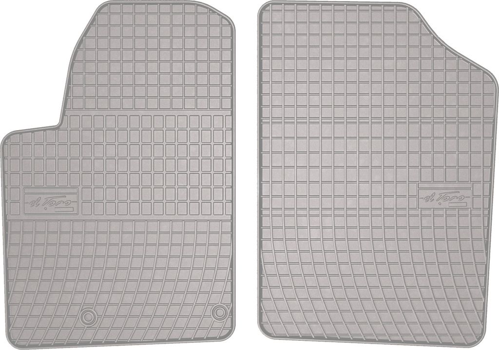 Gummi-Fußmatten für Citroen Berlingo I 2-osobowy 1996-2010 – Kombi, Multispace, Set 2, Befestigung