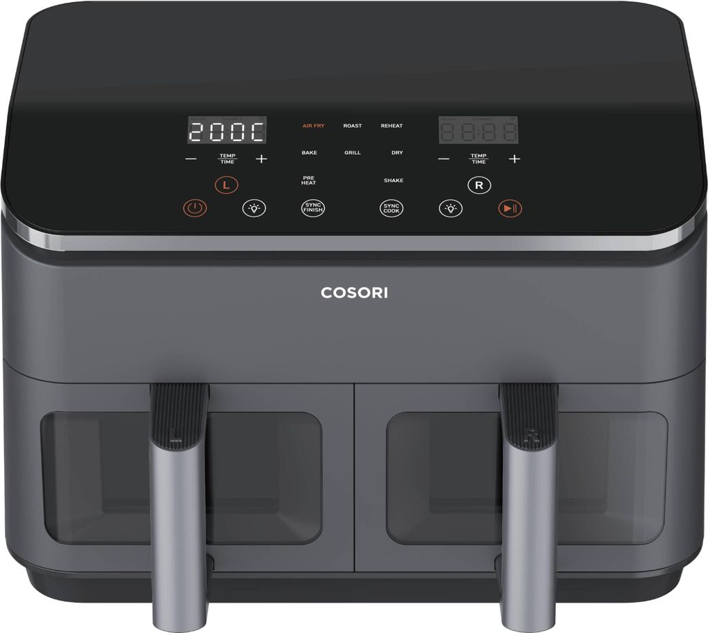 Cosori Dual Basket Chef Edition, Heißluftfritteuse, 8,5 l, Produktbild 