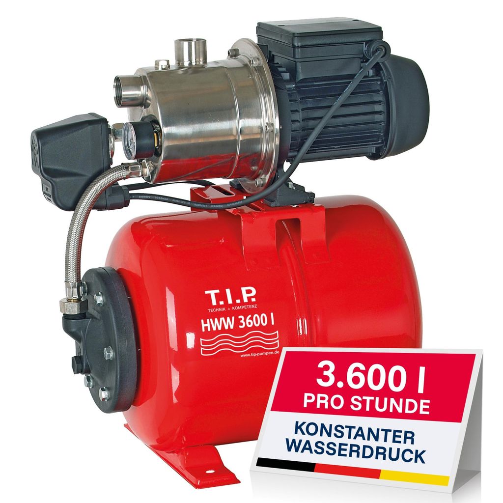 T.I.P. Hauswasserwerk HWW 3600 I, Fördermenge max. 3.600 Produktbild 