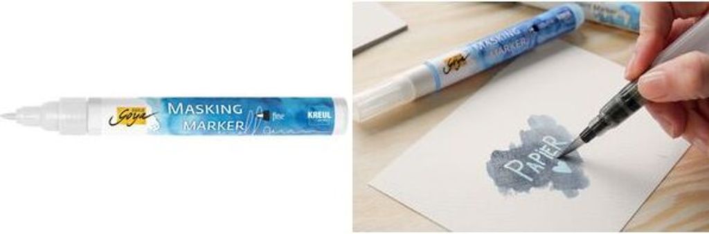 KREUL 18160 KREUL SOLO Goya Masking Marker fine, con punta Immagine del prodotto 