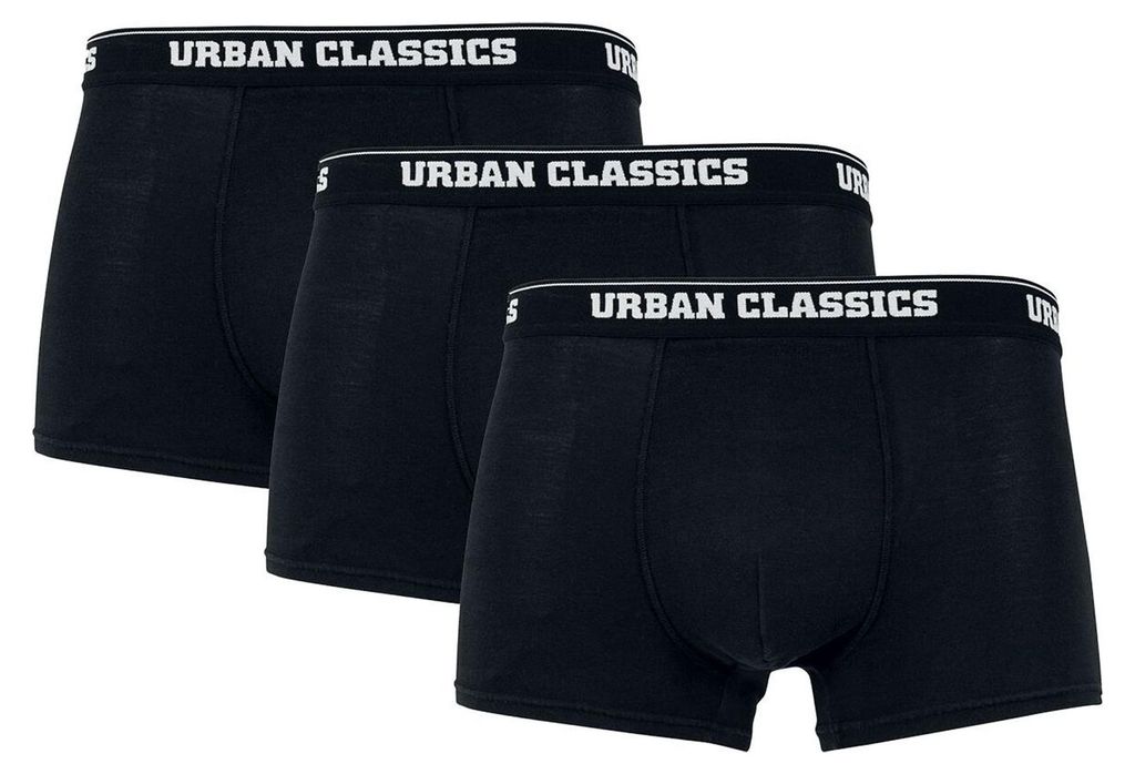 Urban Classics - Boxershorts für Herren(3er-Pack) TN863 (XL) (Schwarz)