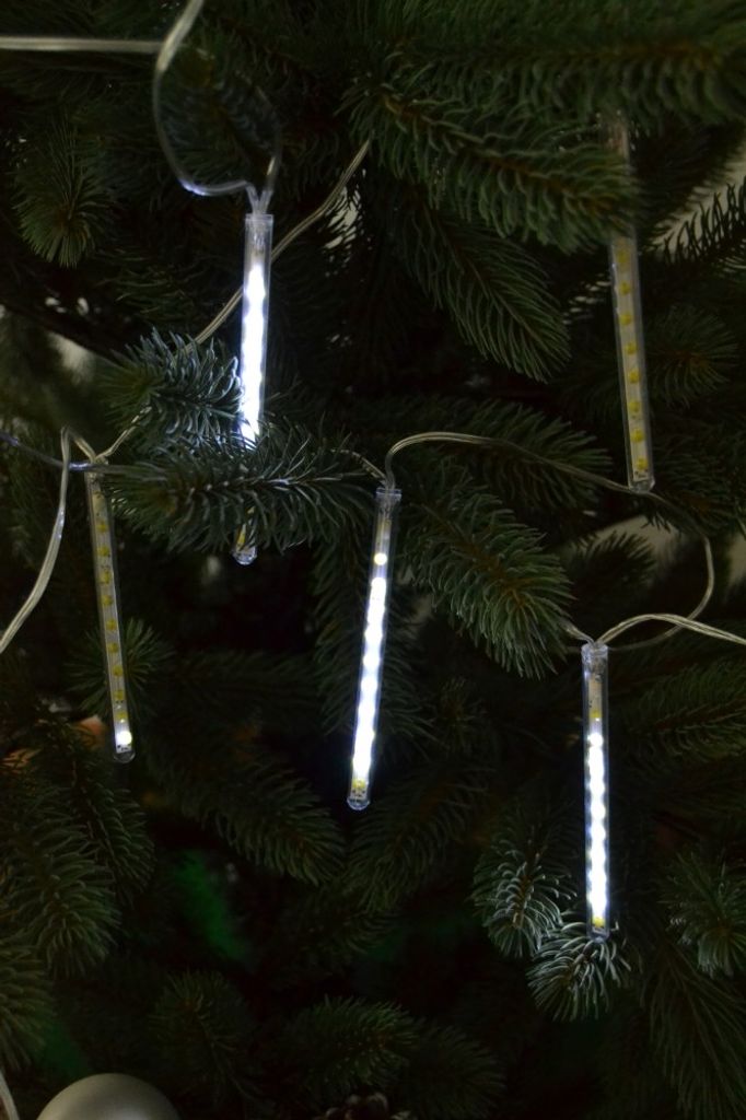 LED Lichterkette Lauflichtröhrchen 8x10er Batteriebetrieb Produktbild 