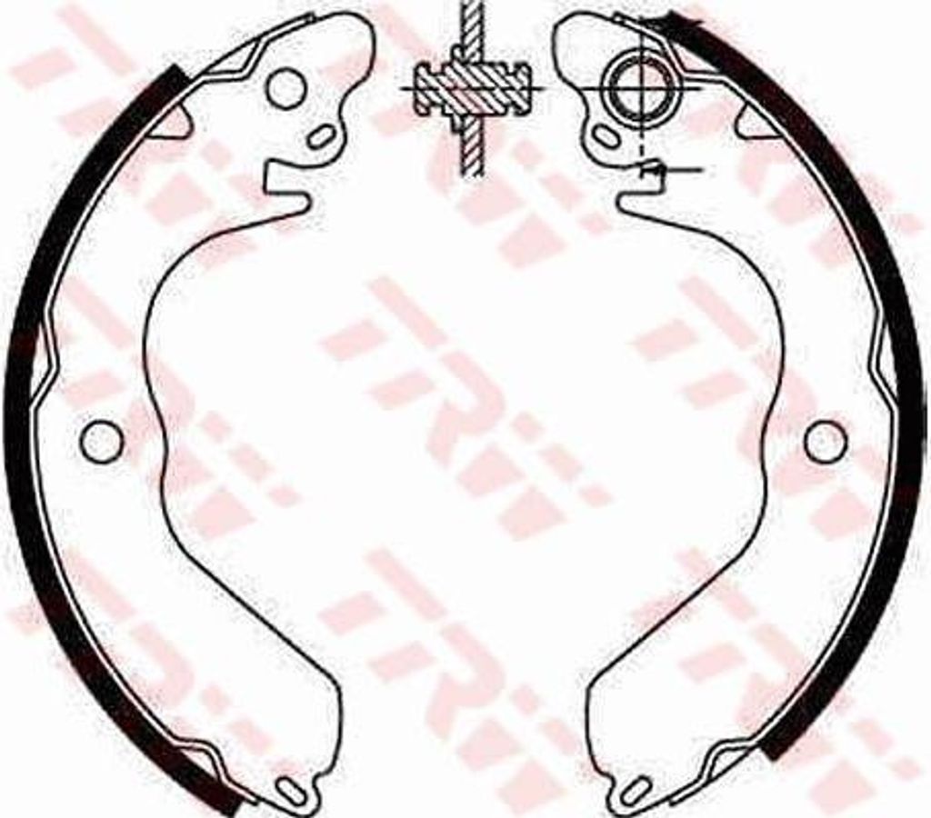 TRW GS8553 Bremsbackensatz OE MB858685 kompatibel mit Colt, Lancer
