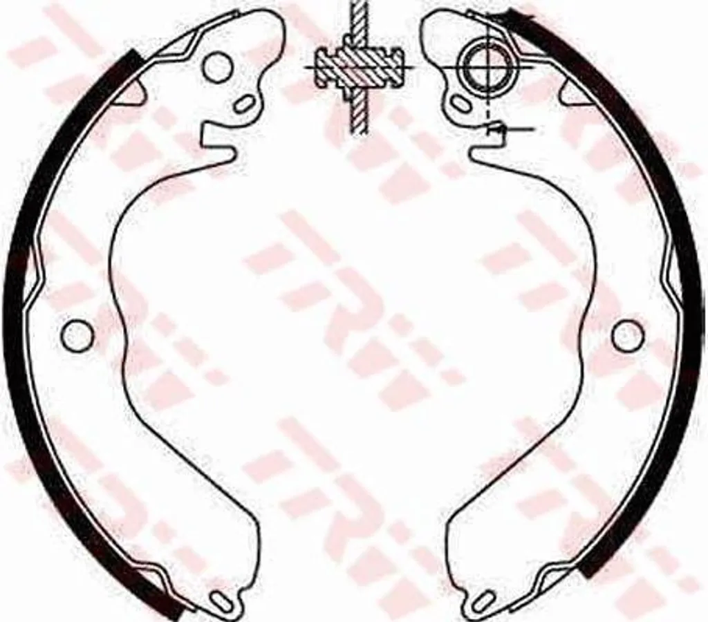 Mâchoires frein TRW GS8553 pour entretien Mitsubishi Colt et Lancer