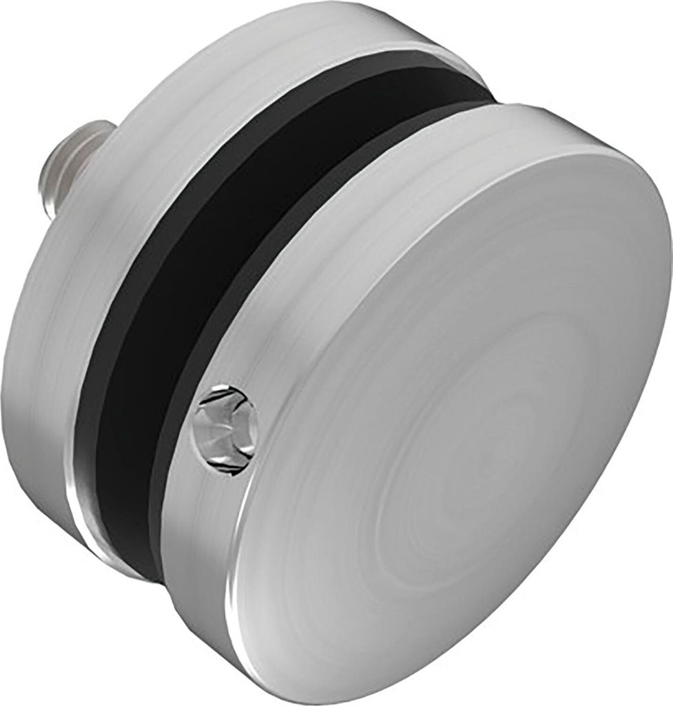 Glaspunkthalter für 8 - 18 mm Glas, ø 70 mm, Edelstahl V2A