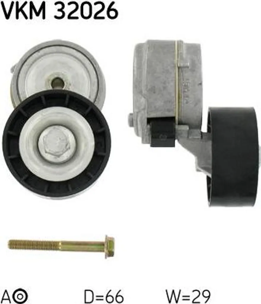 Supprimer les Bruits de Courroie avec le Galet SKF VKM 32026 pour Alfa