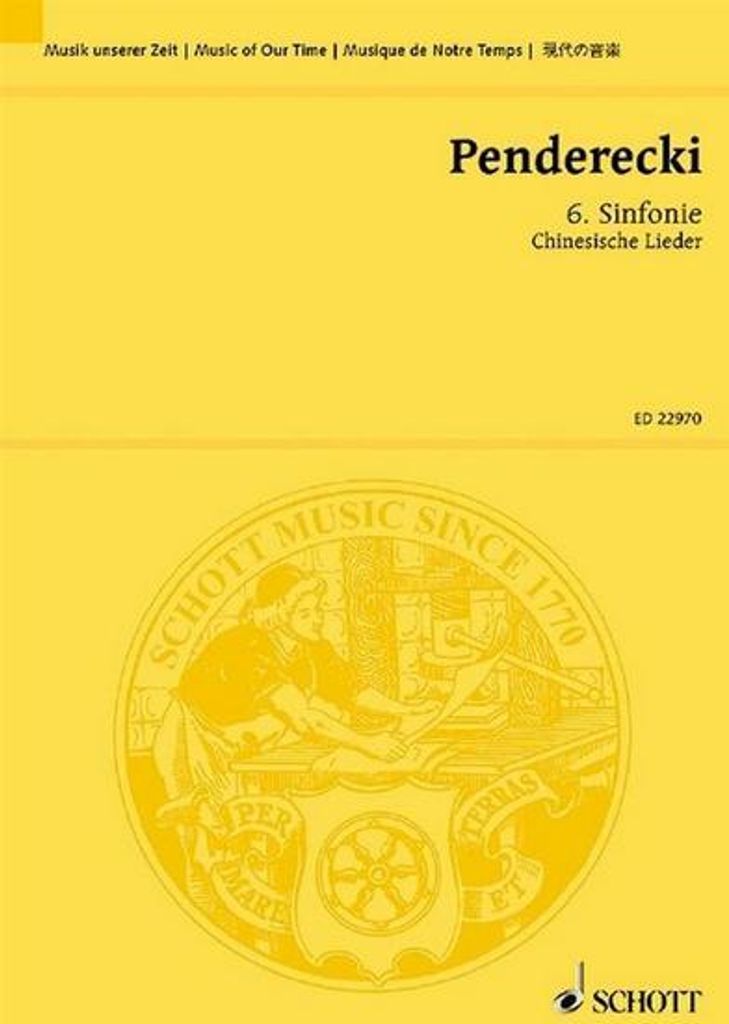 Sinfonie Nr.6für Bariton und Ochester