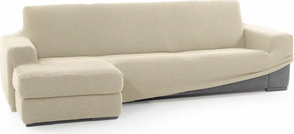 Copridivano Beige Chaise Longue Sinistra | SOFASKINS® Alta Qualità