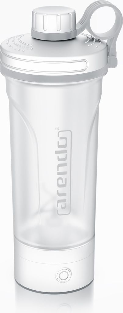 Arendo Protein Shaker elektrisch, Eiweißshaker 700 ml, verschließbar, spülmaschinengeeignet, Mixbecher, Tragegriff, BPA-frei, für unterwegs, Yo...