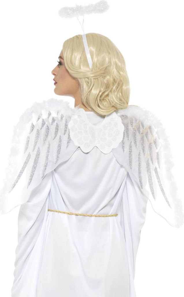Smiffys - "Pure Angel" Kostüm-Zubehör Set für Damen SM1709 (Einheitsgröße) (Weiß)