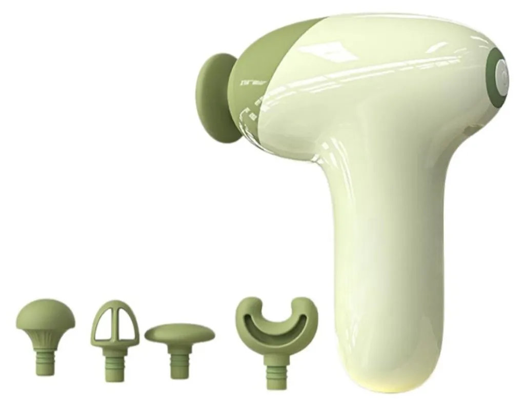 Soulager les tensions avec le pistolet de massage miniature fascia vert