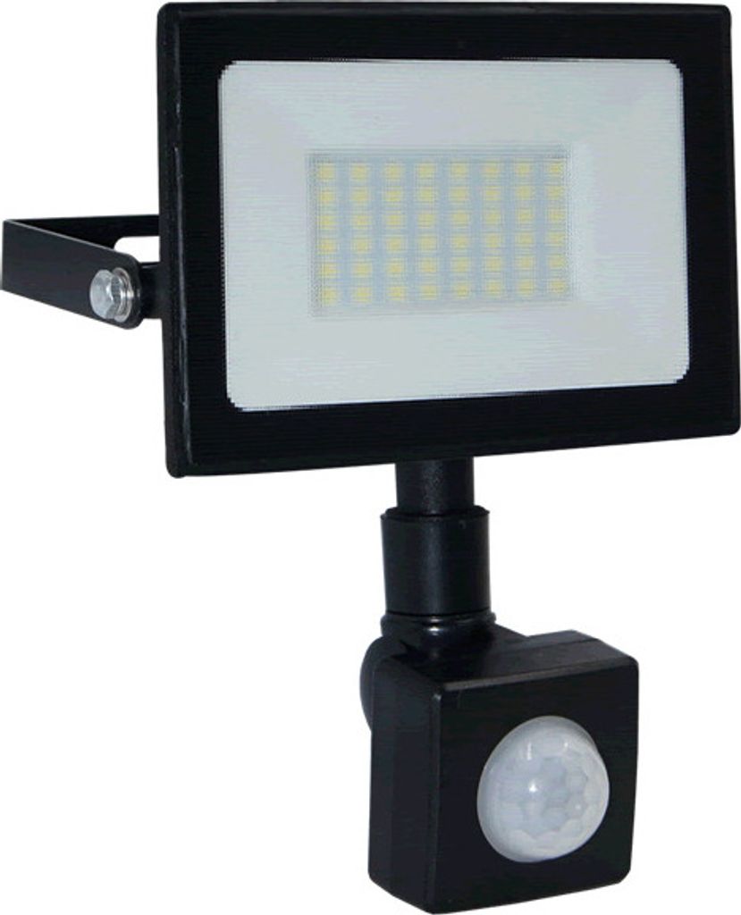 Flutlichtstrahler LED Fluter 50W mit Bewegungsmelder Mini