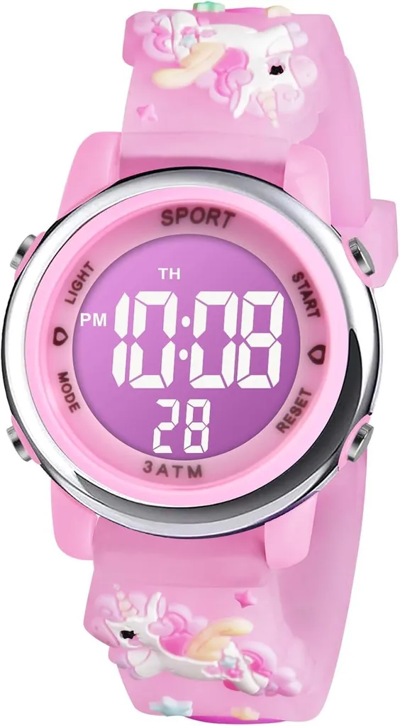Orologio Bambini Sportivo LED Silicone - Resistente a Urti e Pioggia