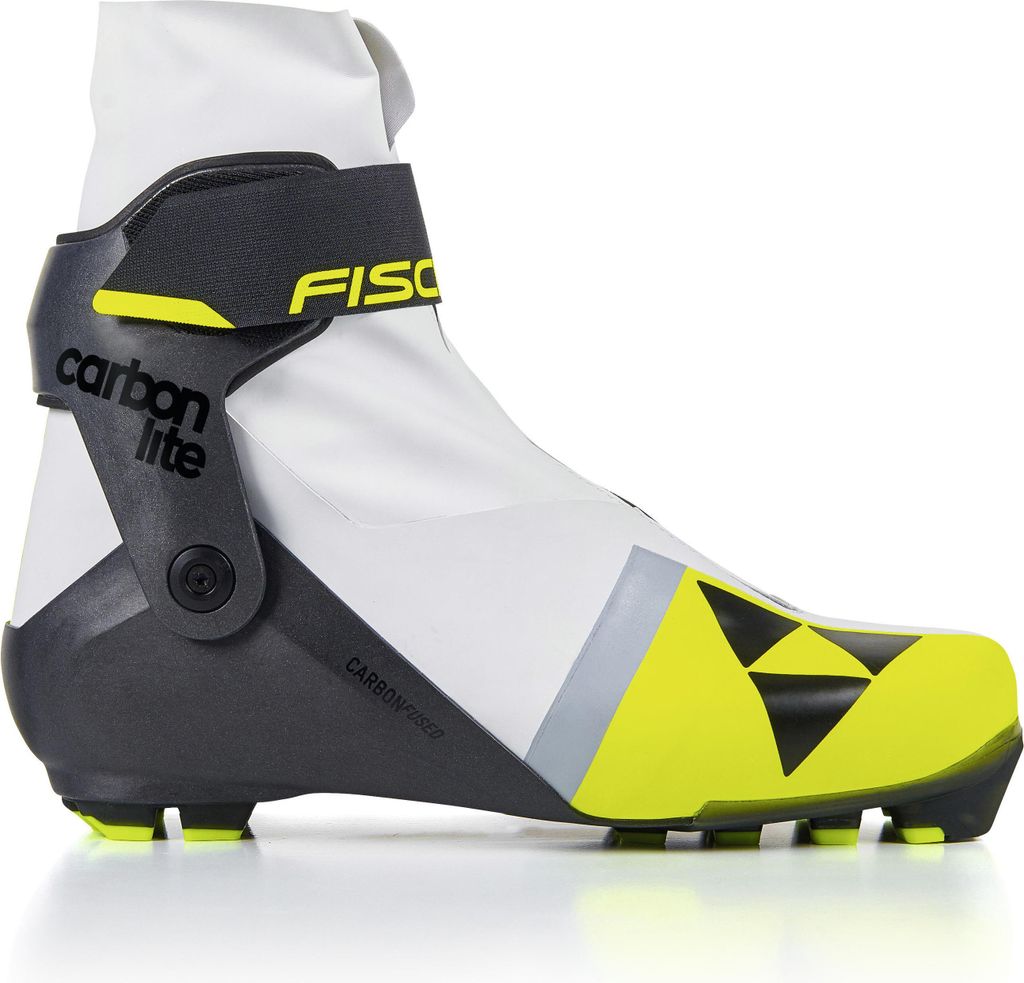 Fischer Carbonlite Skate WS Langlauf-Schuh Damen Weiß/ Gelb 39