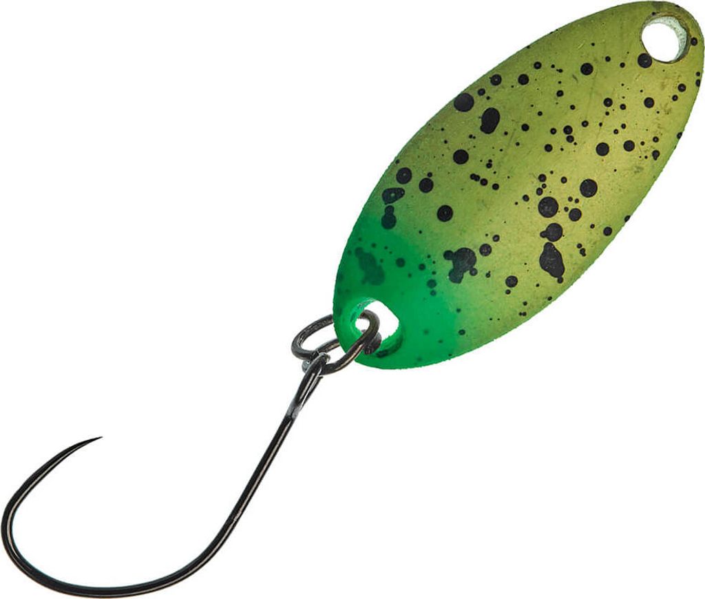 Illex T-Grovel Spoon - Forellenblinker, Länge / Gewicht:2.0cm / 2.0g, Illex Farben:UV Secret Green Tea