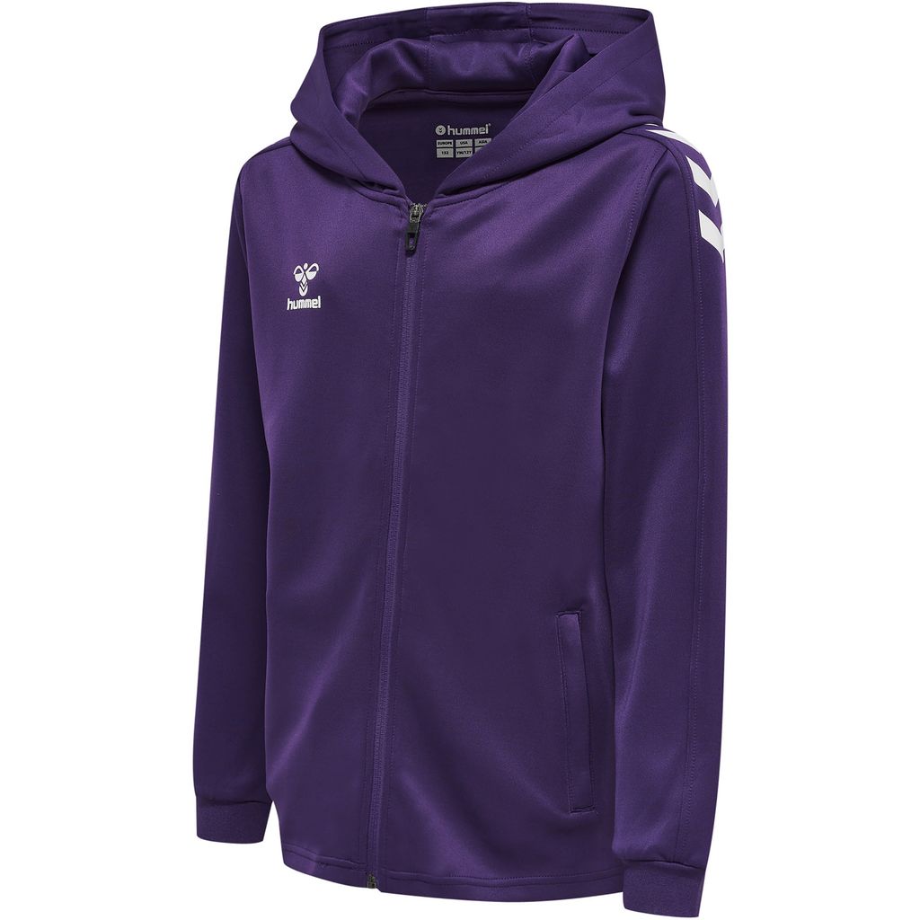 Sweat Zippé Enfant Hummel - Polyester Respirant BEECOOL® - Poche Zippée - Pour Sport Et Loisirs