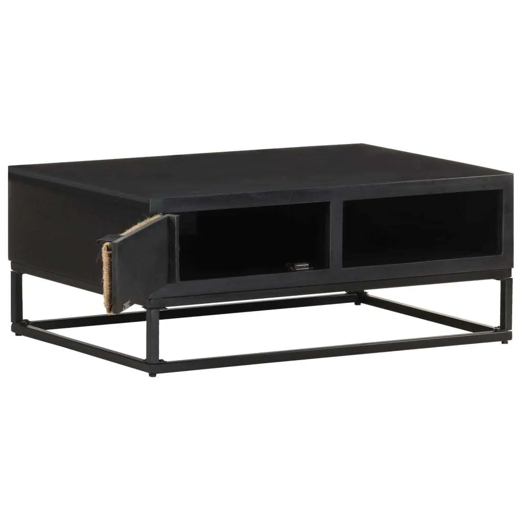 Table de salon rectangulaire en manguier massif The Living Store 90cm