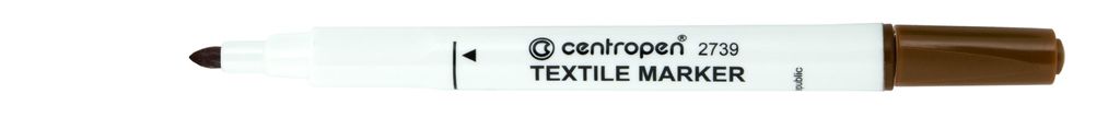 Značkovač Centropen 2739 na textil  -  hnědá Obrázek produktu 4
